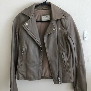 Zara Moto leather jacket